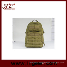 Nylon Outdoor Sport Military Waterproof School Backpack Fashion Bag 023# Tan